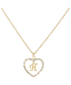 INTIAL HEART LUXE Necklace Glo Babe 
