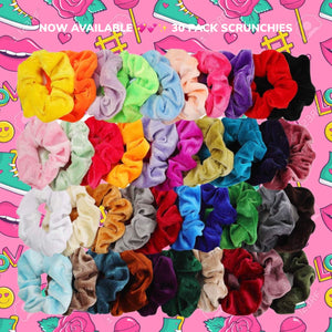 90’s Babe 30 Assorted SCRUNCHIES ✨✨ Glo Babe 