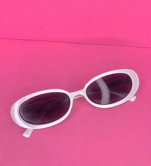White Sunnies' Sunglasses Glasses Glo Babe 