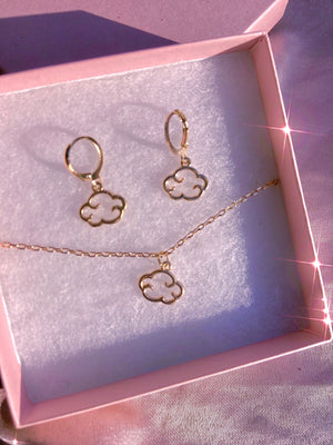 Cloud 9 Gift Set Earrings + Necklace Glo Babe 