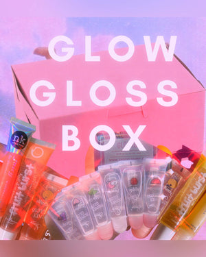 GLOW GLOSS BOX 10 LIP PRODUCTS ✨✨✨🍒🍉🍇 Glo Babe 