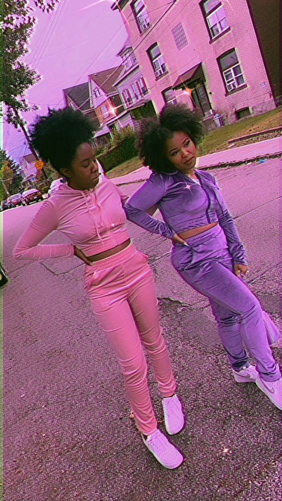 Y2K Soft Vibes Velour TrackSuit 🦋💕 Glo Babe 