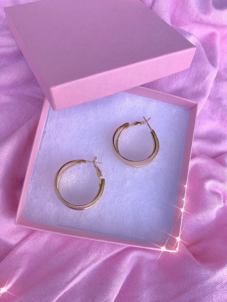 Mini Basic AF Gold Hoops