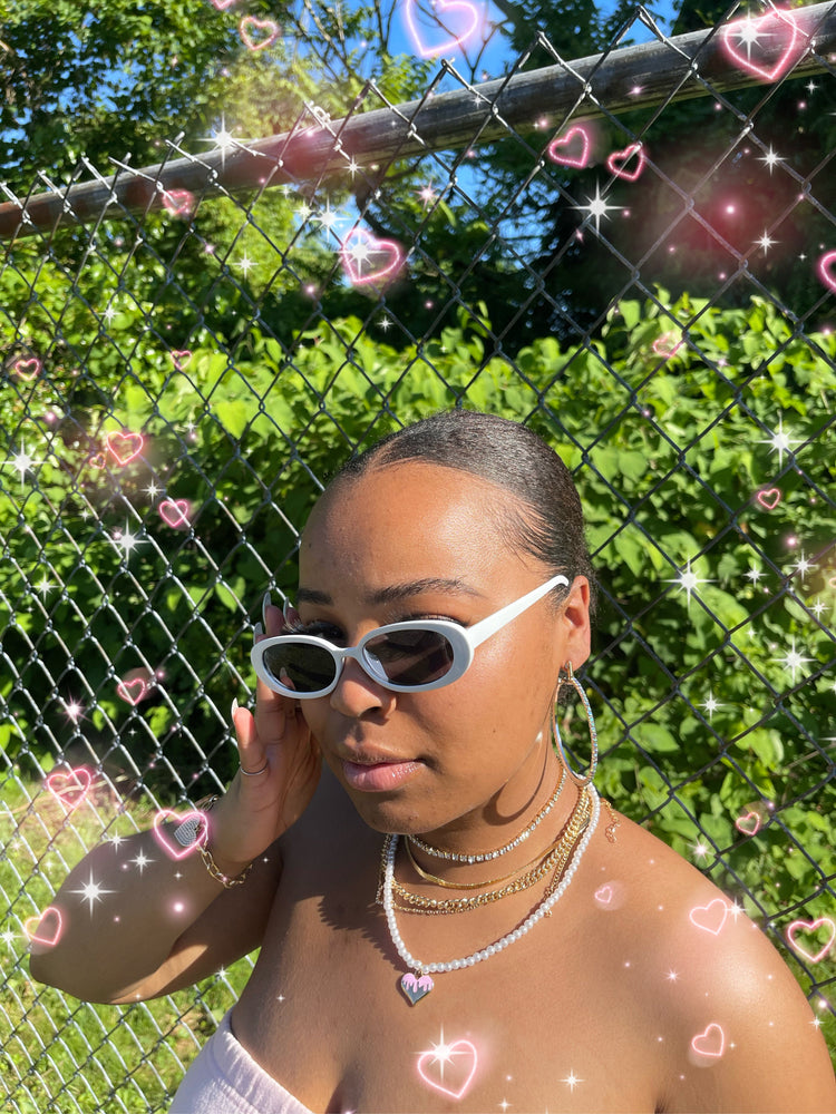 White Sunnies' Sunglasses