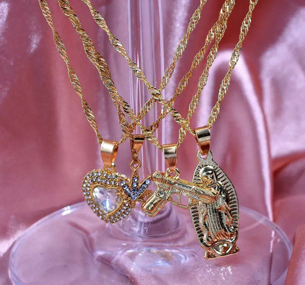 Trap Queen Necklace Set Glo Babe 