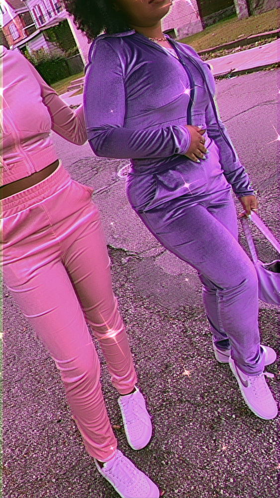 Y2K Soft Vibes Velour TrackSuit 🦋💕 Glo Babe 