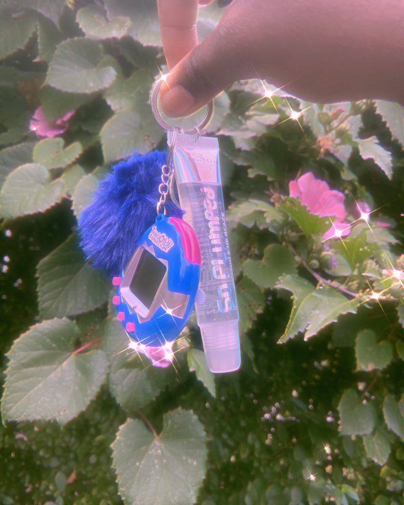 90’s Babe Tamagotchi Lipgloss Key Chain ✨✨ Glo Babe 