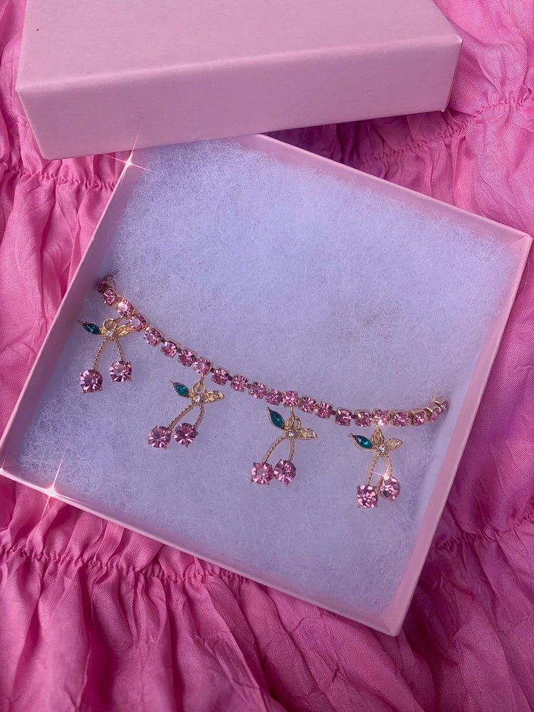 Ice Me Out ✨ CHERRY BABE BRACELET/ANKLET Glo Babe 