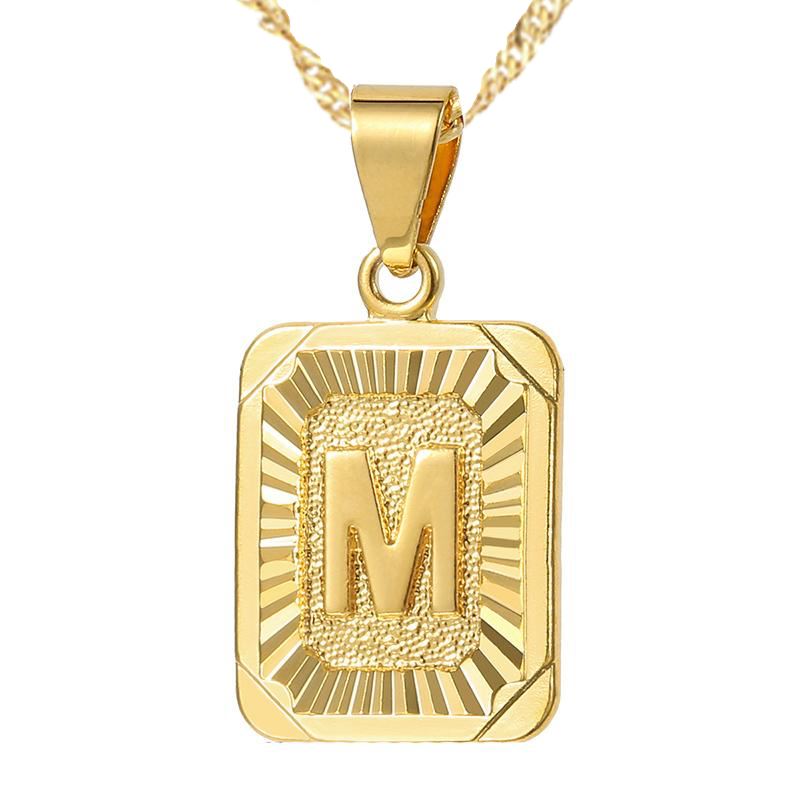 GLO INTIAL Letter Necklace