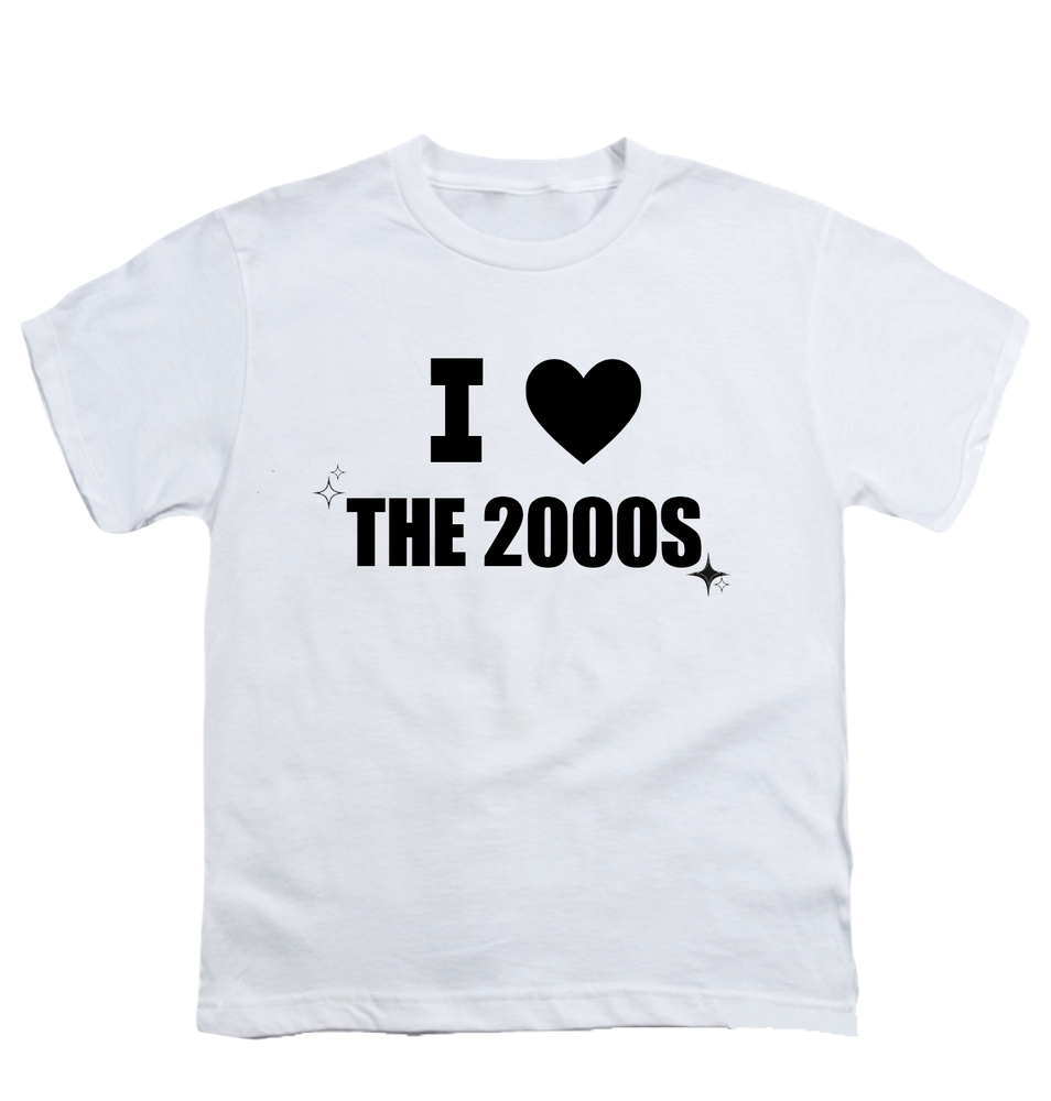 “I 💗 The 2000s” baby tee