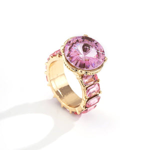 
            
                Load image into Gallery viewer, BLING BABY ✨Pink Diamond Ring Ring Glo Babe 
            
        