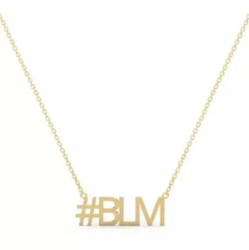 #BLM Black Lives Matter ✨✨ Stainless Steel Gold Necklace Glo Babe 