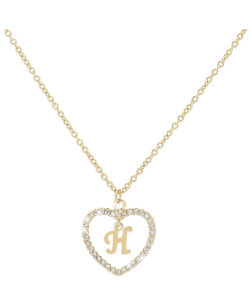 
            
                Load image into Gallery viewer, INTIAL HEART LUXE Necklace Glo Babe 
            
        