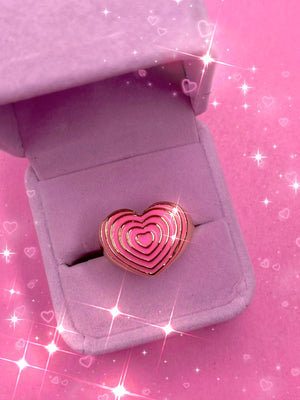 
            
                Load image into Gallery viewer, Be Mine Chunky Mami Ring ✨💖🌸 Glo Babe 
            
        