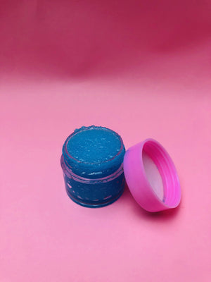 
            
                Load image into Gallery viewer, OCEAN BLUE Cotton Candy LIP SCRUB Glo Babe 
            
        