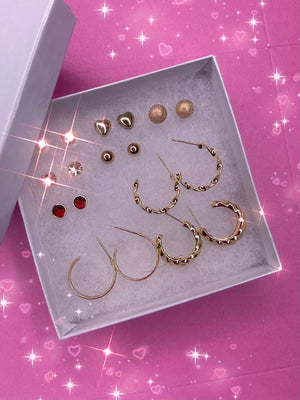 
            
                Load image into Gallery viewer, Bling Baby Girl Earring Set ✨✨💖 Glo Babe 
            
        