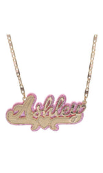 90'S BABE CANDY DOUBLE PLATED NAMEPLATE