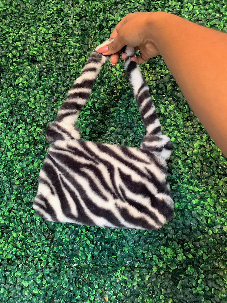 Zebra Fur Mini Handbag 🦓