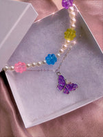 90's Candy Butterfly Choker Necklace