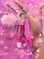 Bomb Babe Credit Card Grabber Gloss Keychains 💖✨💕