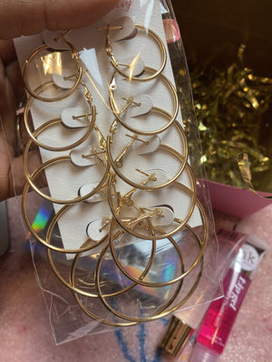 Bad Gal Hoops Set Earrings Glo Babe 