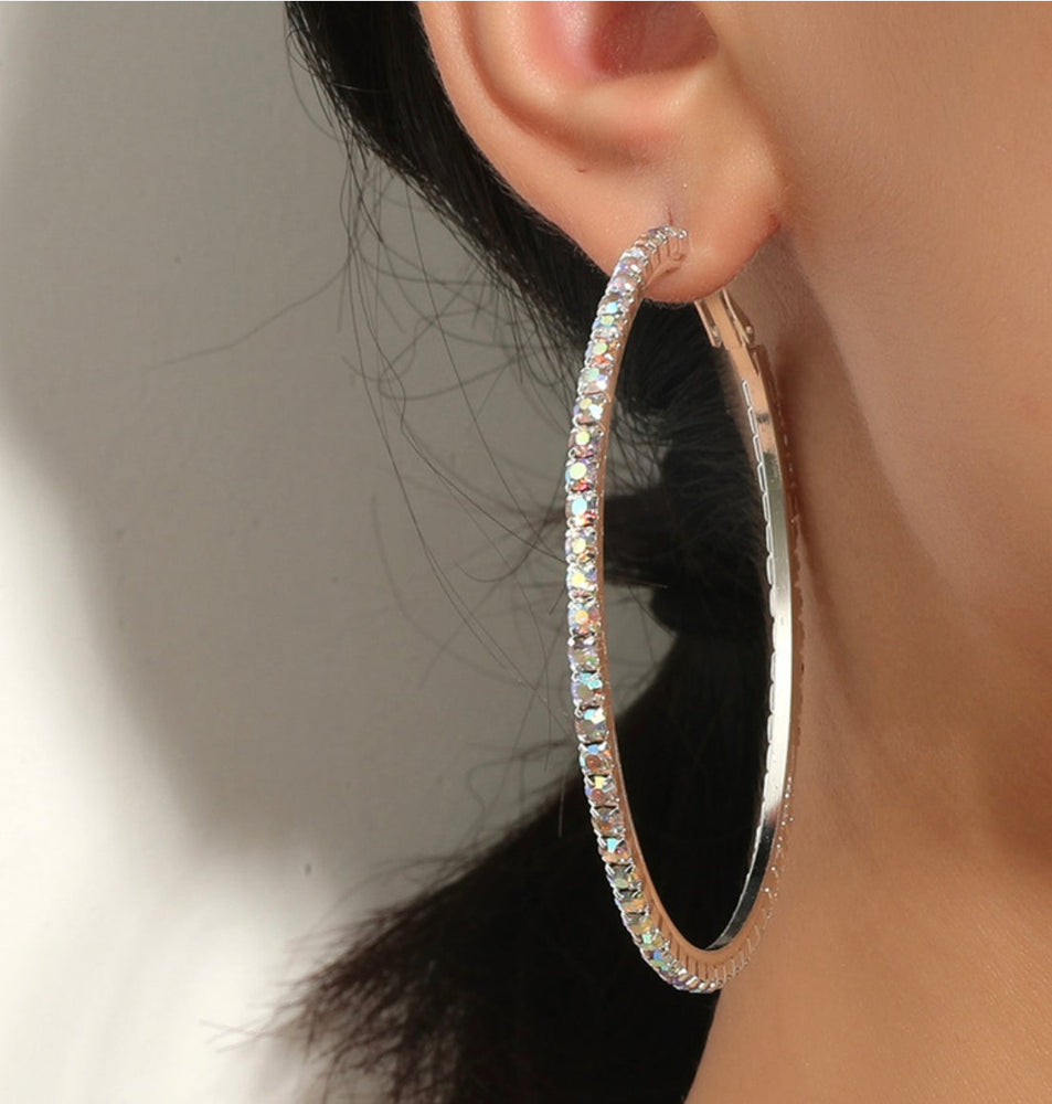 Bling Queen Rhinestone Earrings ✨💖🌟 Glo Babe 