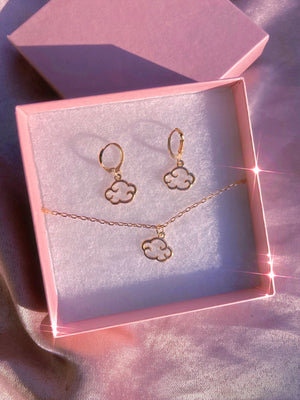 Cloud 9 Gift Set Earrings + Necklace Glo Babe 