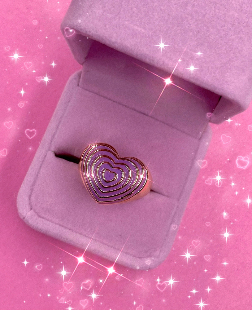 
            
                Load image into Gallery viewer, Be Mine Chunky Mami Ring ✨💖🌸 Glo Babe 
            
        
