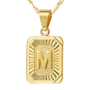 GLO INTIAL Letter Necklace Glo Babe 