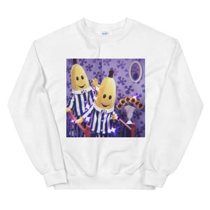 Cozy Lounge Bananas In Pajamas Sweatshirt✨ Glo Babe White S 